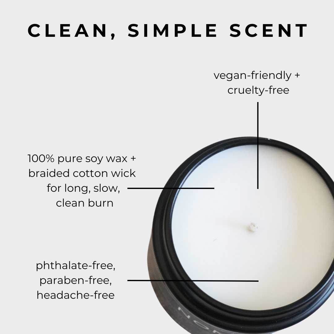 Patchouli + Orange Noir Soy Candle
