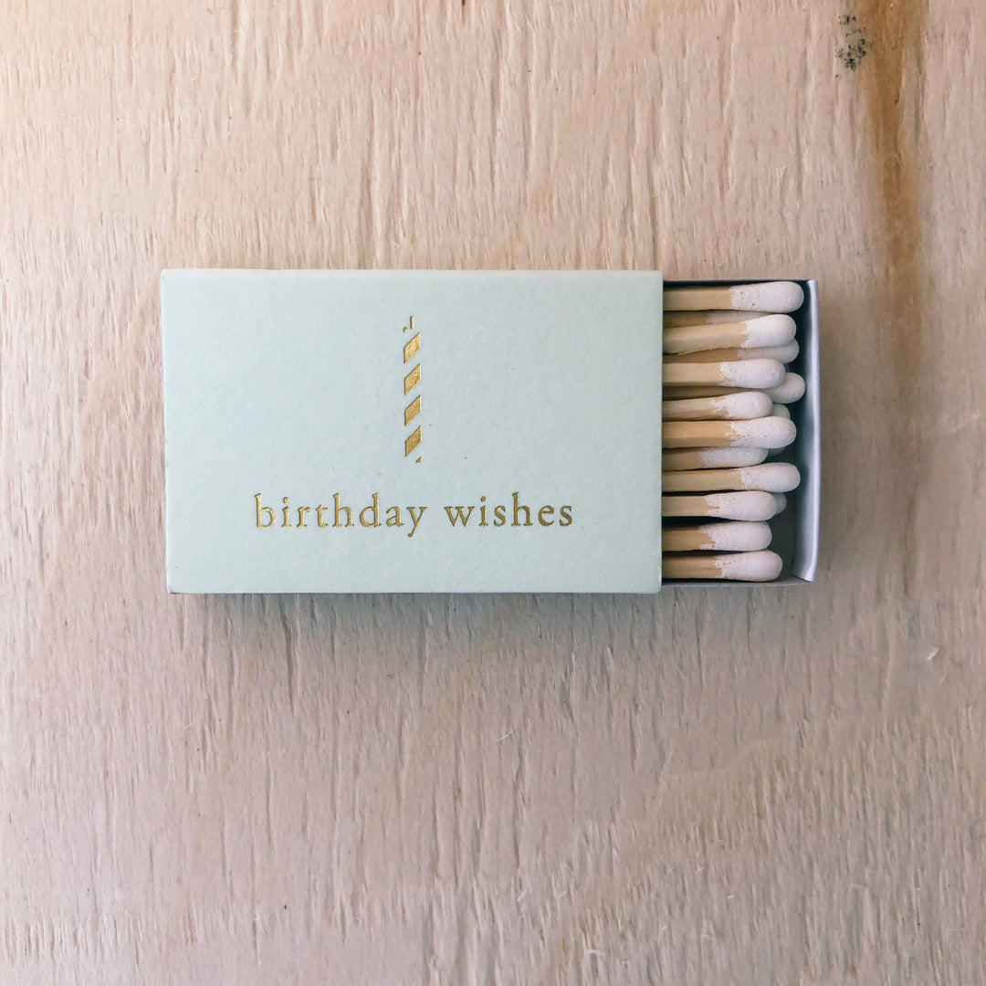 Mini Gold Foil Stamped Matchboxes