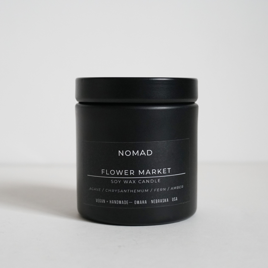 Flower Market Noir Soy Candle
