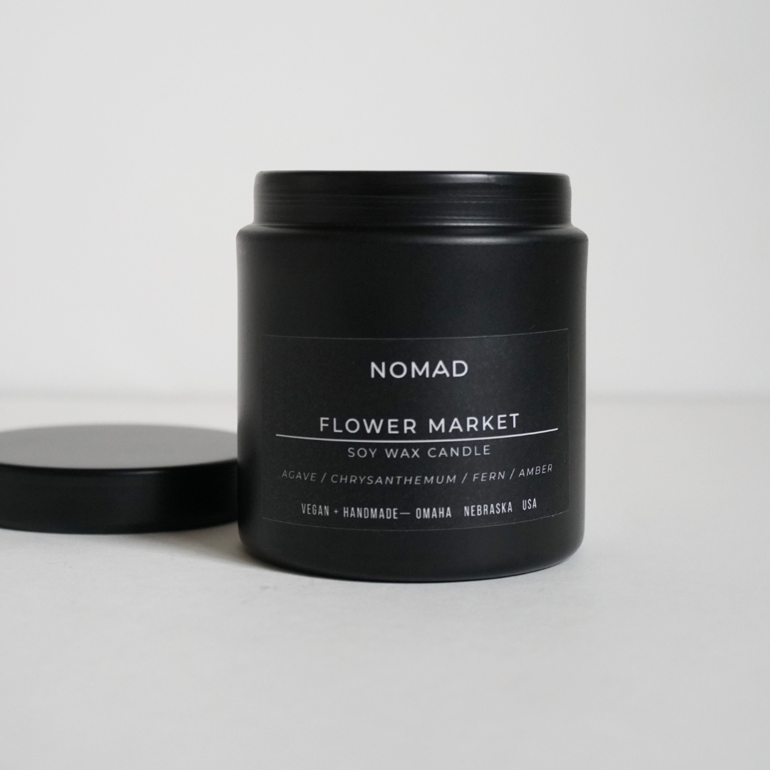 Flower Market Noir Soy Candle