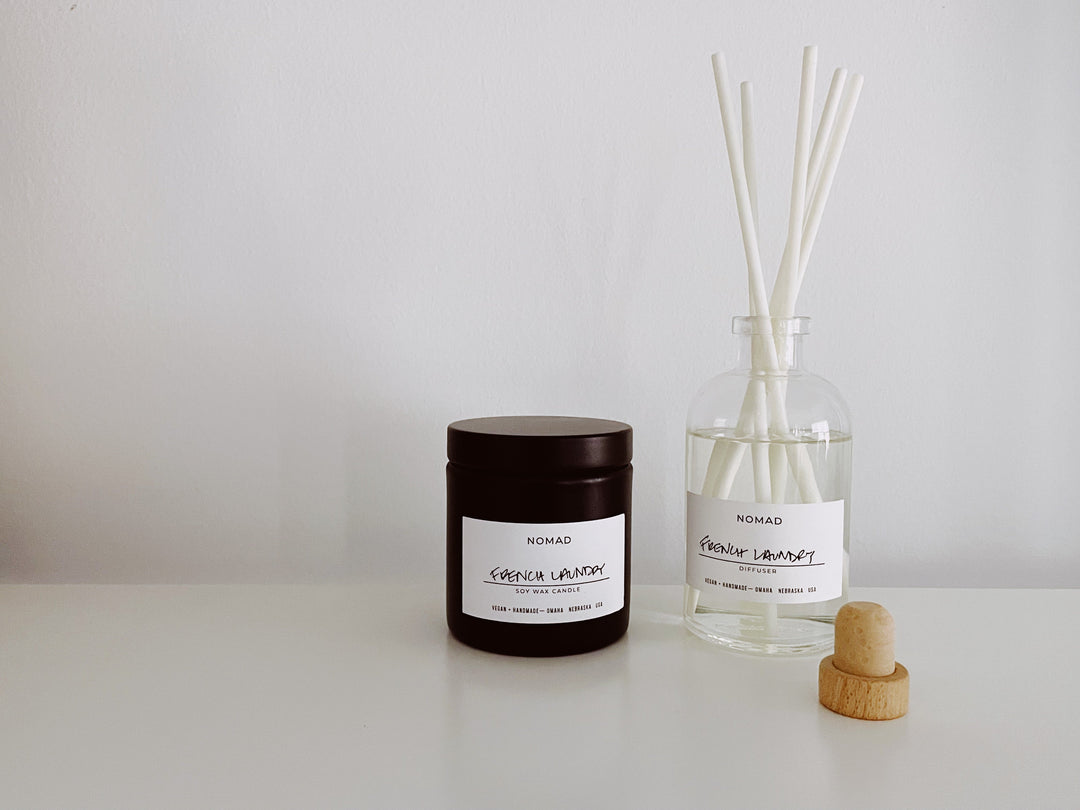 Basil + Mint Luxury Reed Diffuser