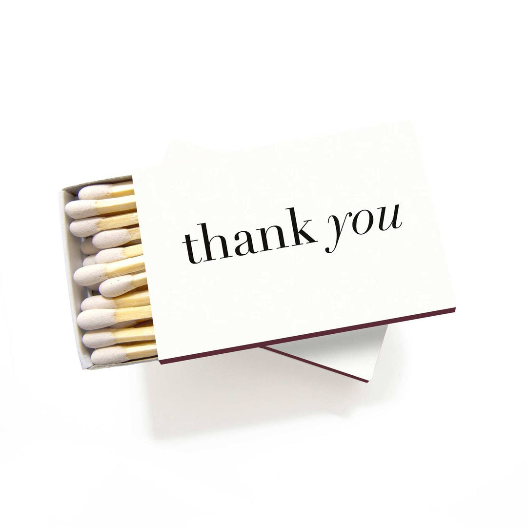 Mini Gold Foil Stamped Matchboxes