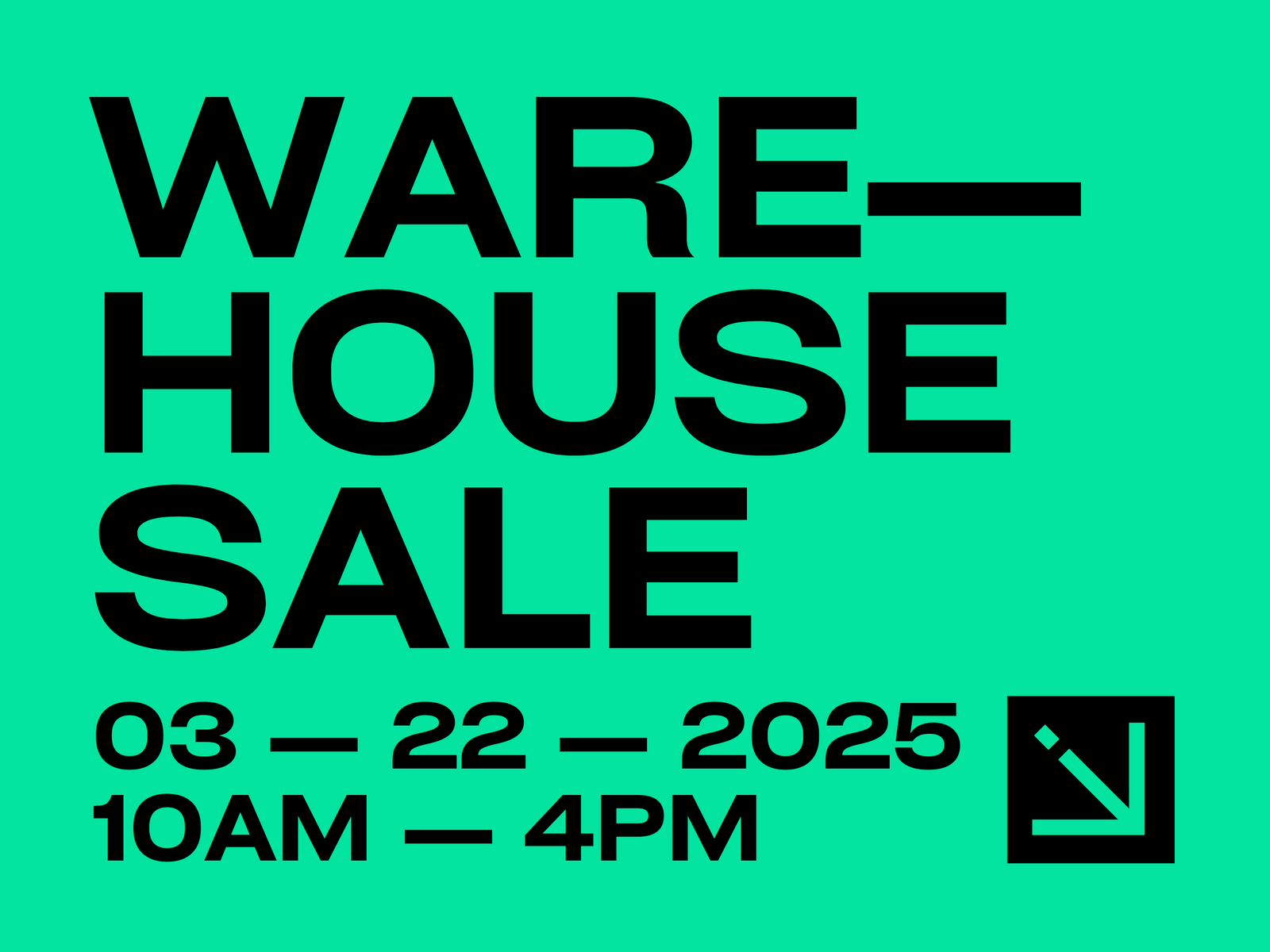 2025 Annual Warehouse Sale at Nomad Wax Co.