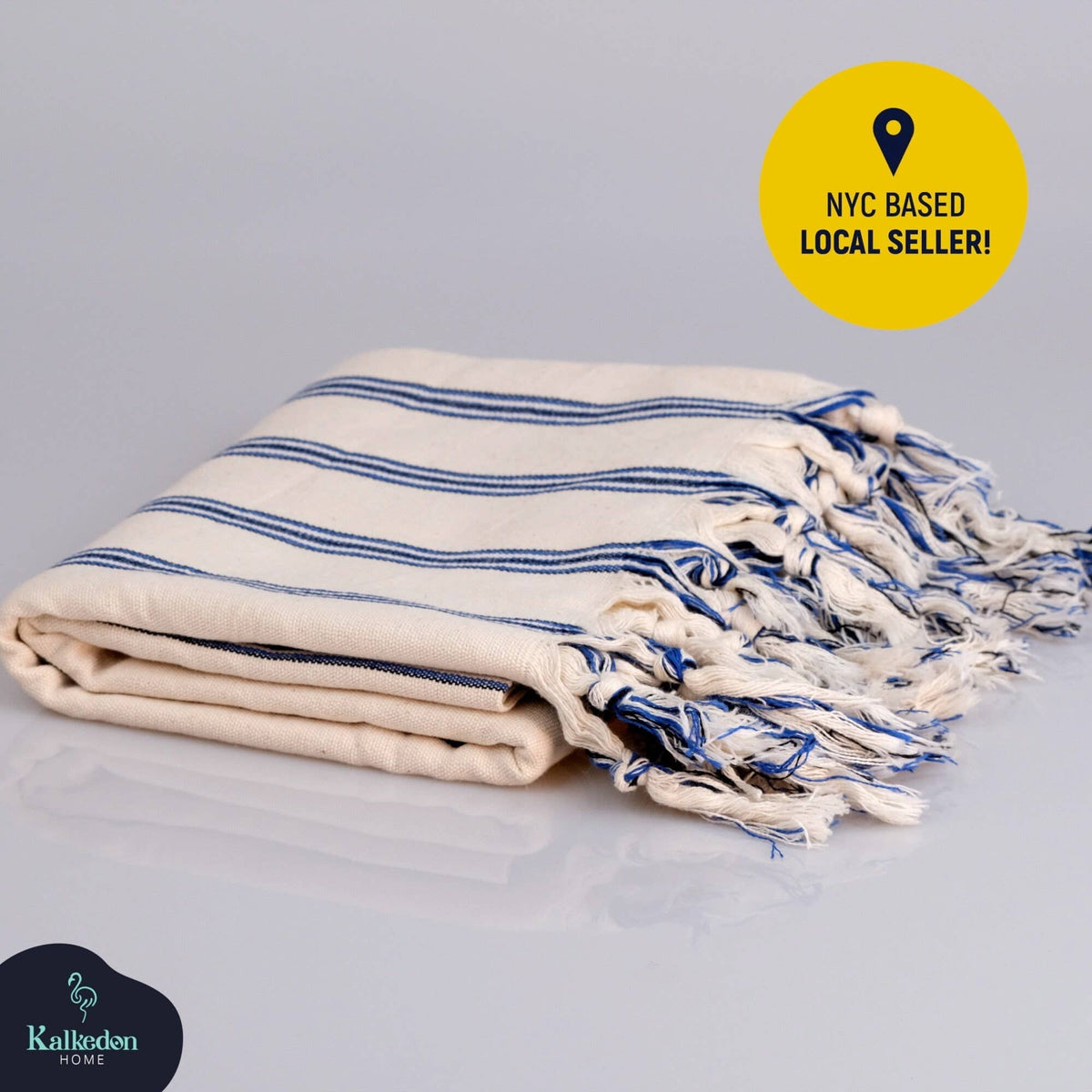 Kalkedon Towels - Handwoven Throw Blanket |Turkish Towel|Picnic Blanket |Shawl