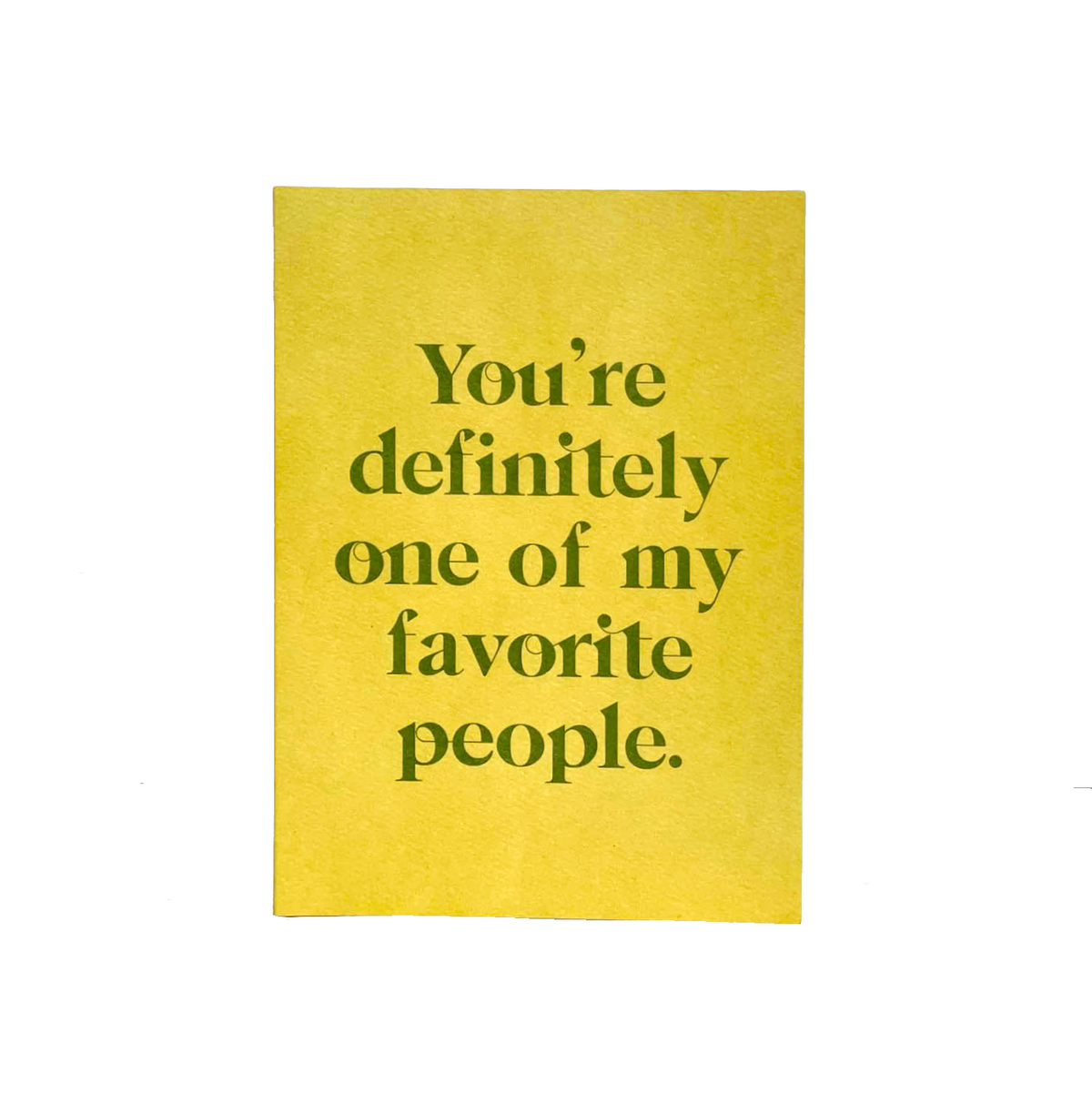 Aya Paper Co - Favorite Person Greeting Card