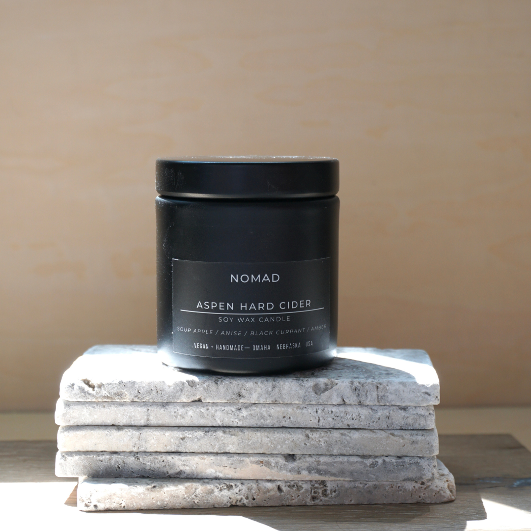 Aspen Hard Cider Noir Soy Candle