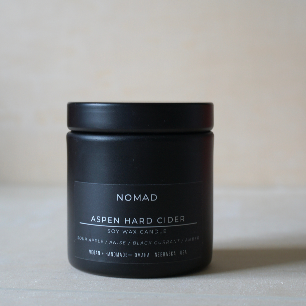 Aspen Hard Cider Noir Soy Candle