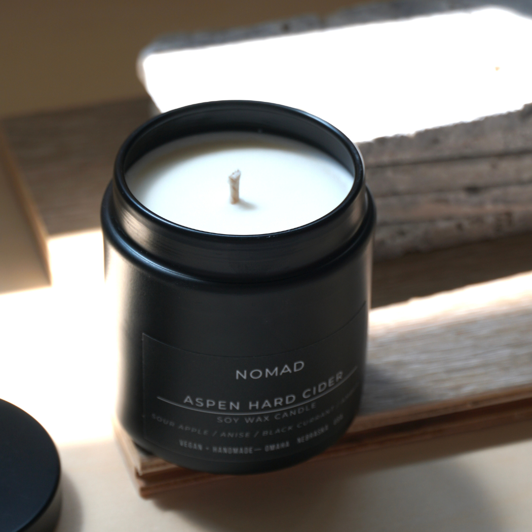 Aspen Hard Cider Noir Soy Candle