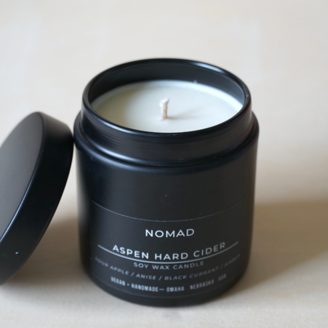 Aspen Hard Cider Noir Soy Candle