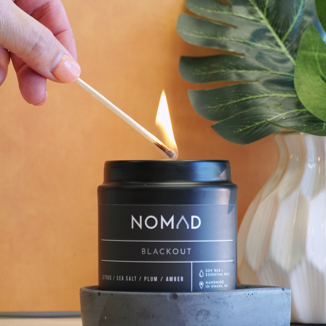 Patchouli + Orange Noir Soy Candle