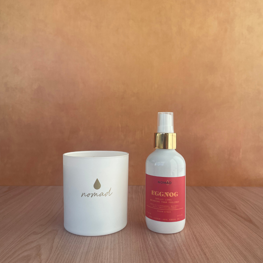 Eggnog Holiday Candle & Room Spray Bundle