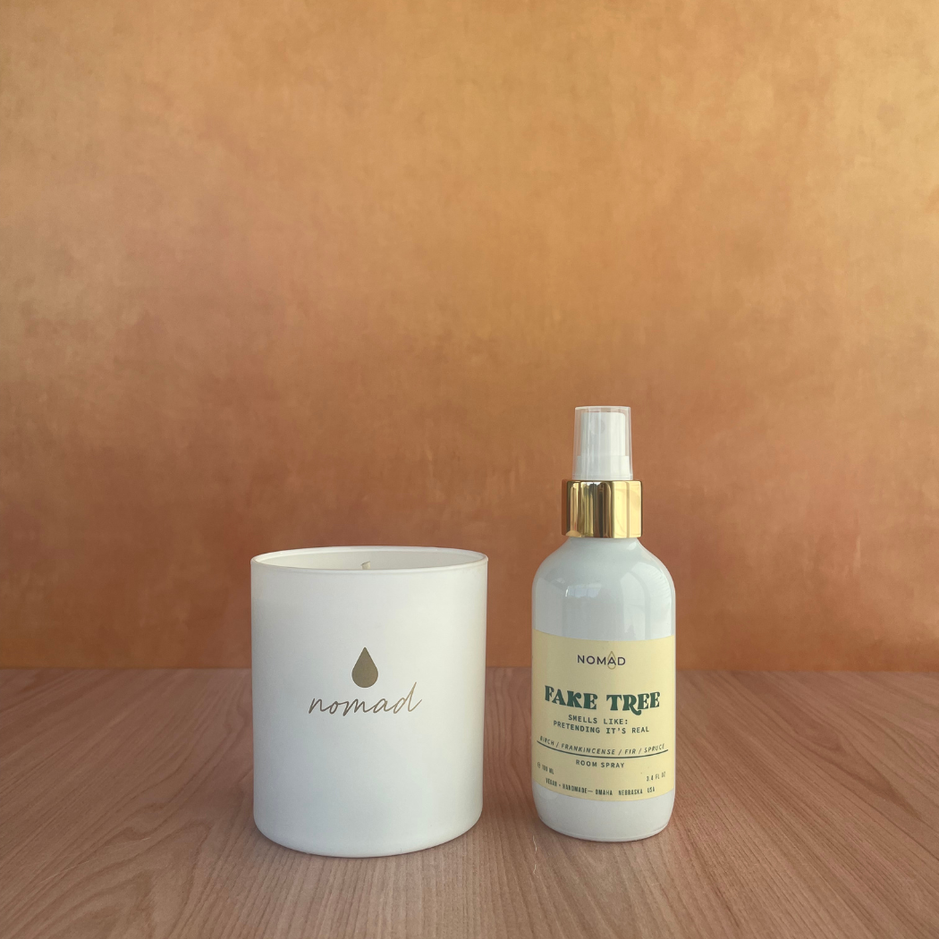 Fake Tree Holiday Candle & Room Spray Bundle
