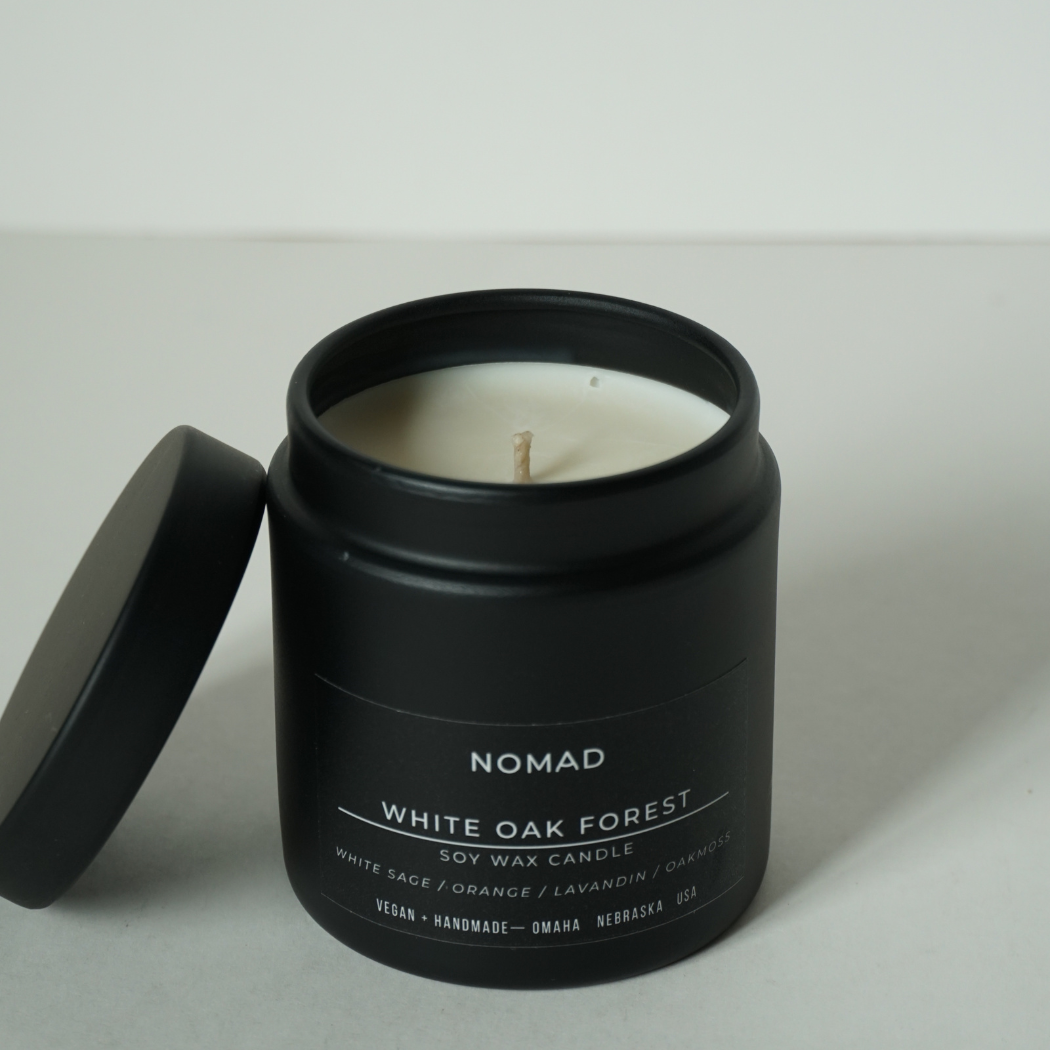 White Oak Forest Noir Soy Candle