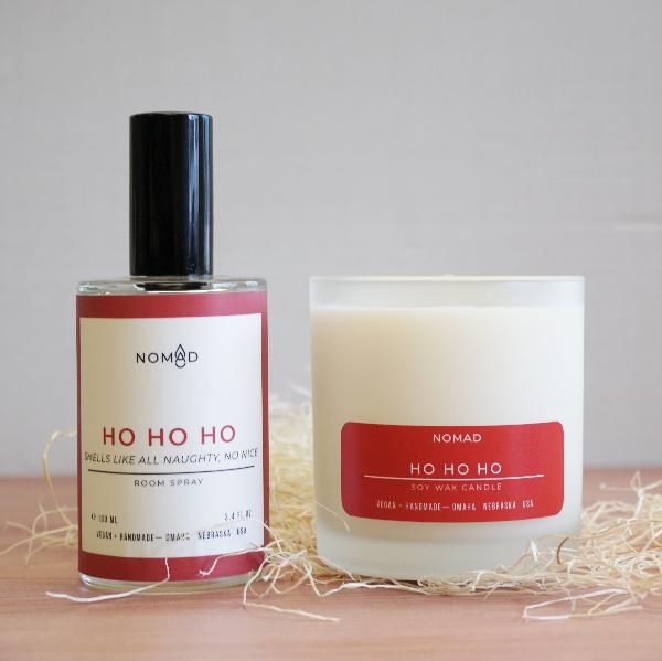 Ho Ho Ho Holiday Candle & Room Spray Bundle