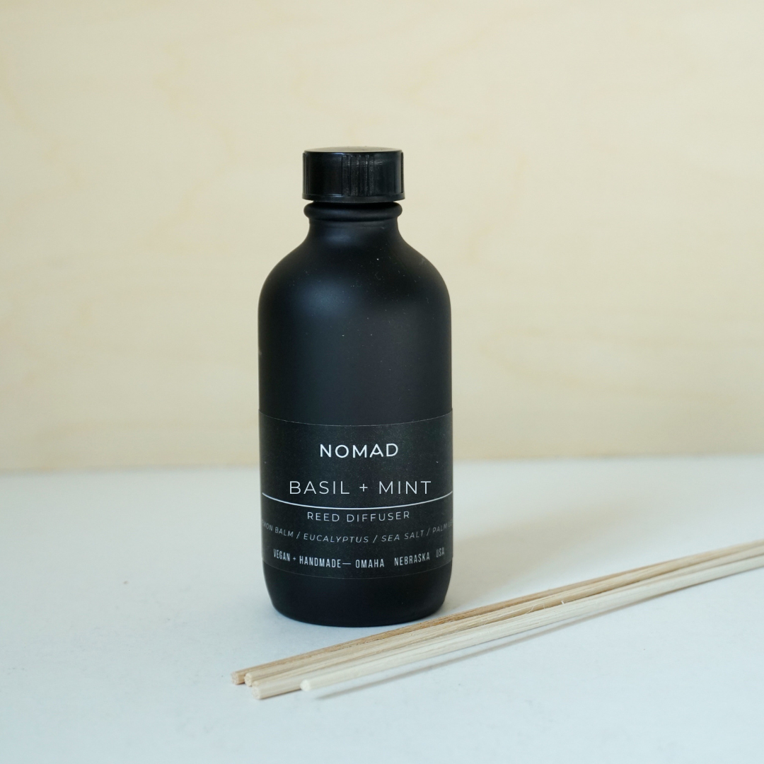 Basil + Mint Noir Reed Diffuser
