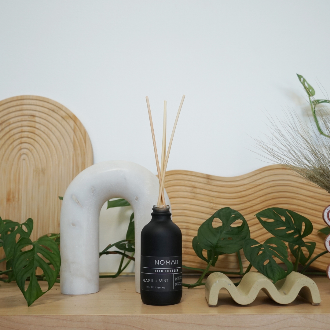 Basil + Mint Noir Reed Diffuser
