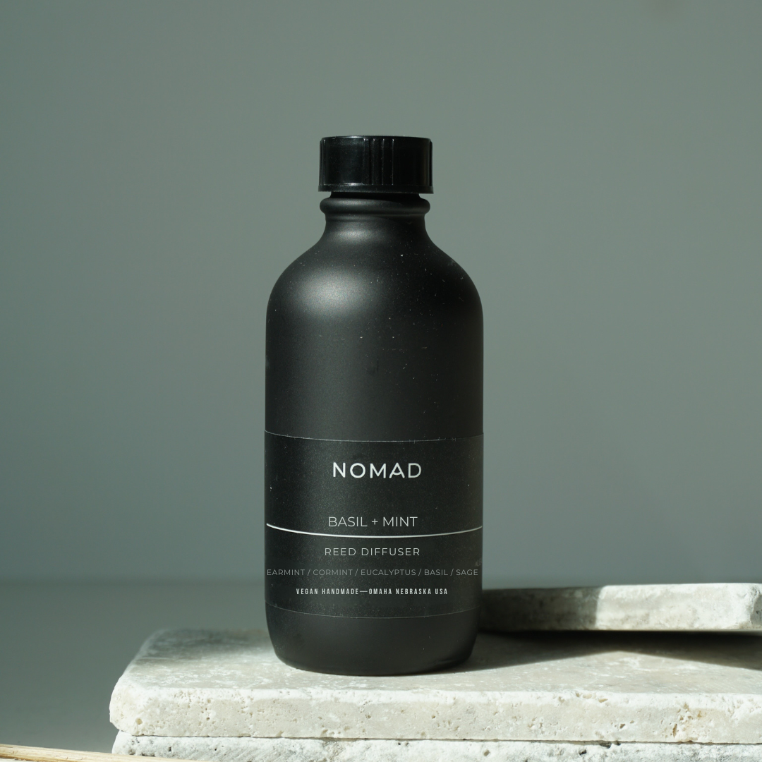 Basil + Mint Noir Reed Diffuser