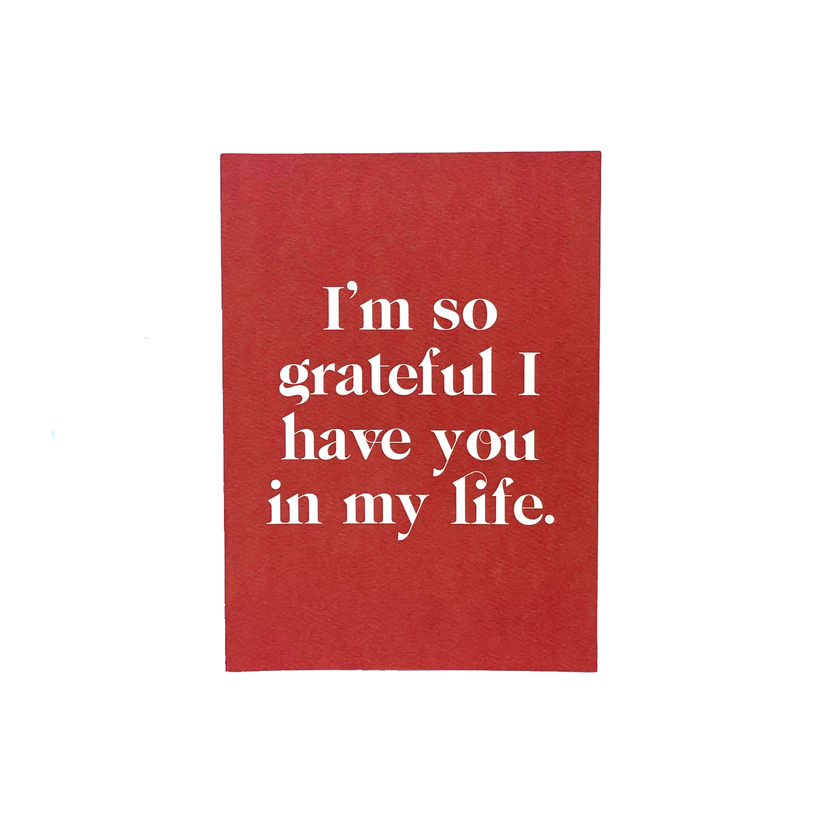 Aya Paper Co - Grateful I Have You card