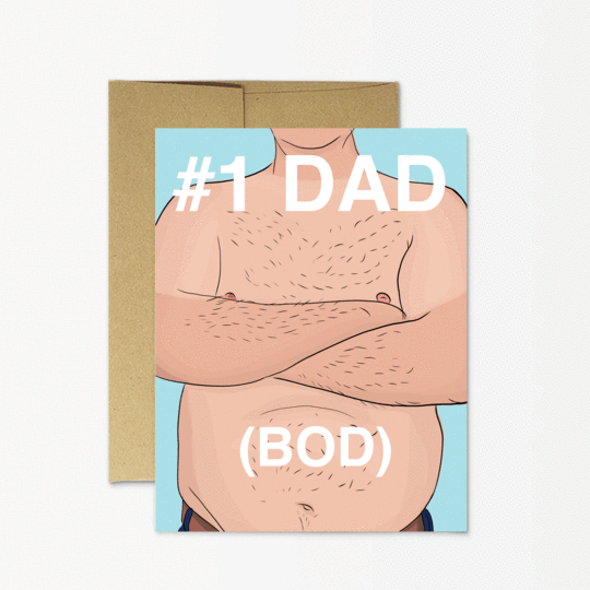 #1 Dad Bod Card