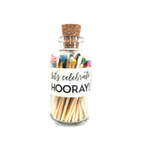 Medium Apothecary Bottle Matches - Multicolor Hooray