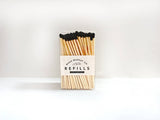 Wooden Safety Matches Refill - Black