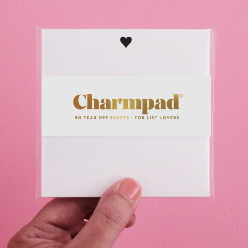 Inclosed Letterpress Co. - Black Heart Charmpad®