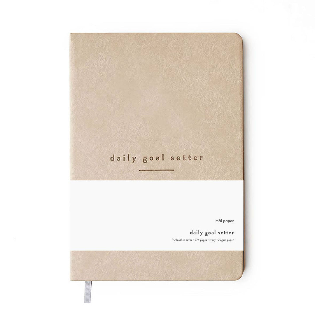 Daily Goal Setter Planner - Buff Tan