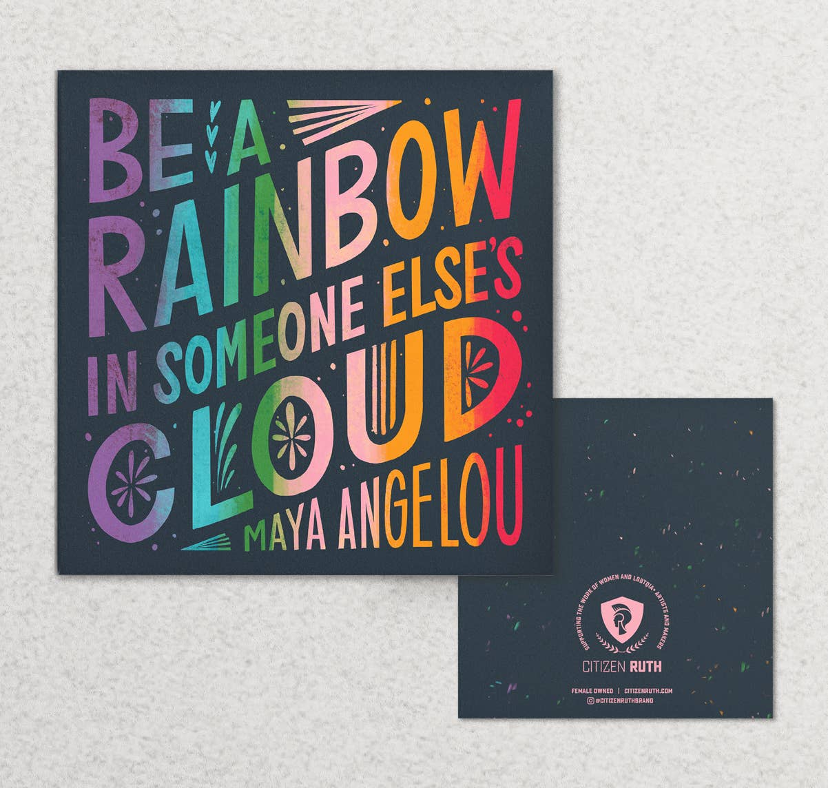 Be A Rainbow Card