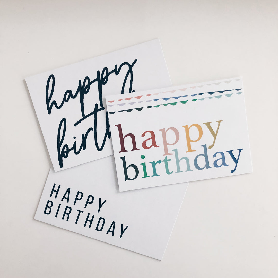 Happy Birthday Gift Note