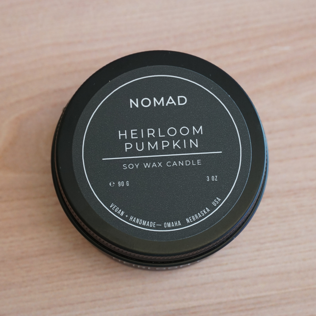 Heirloom Pumpkin Travel Soy Candle