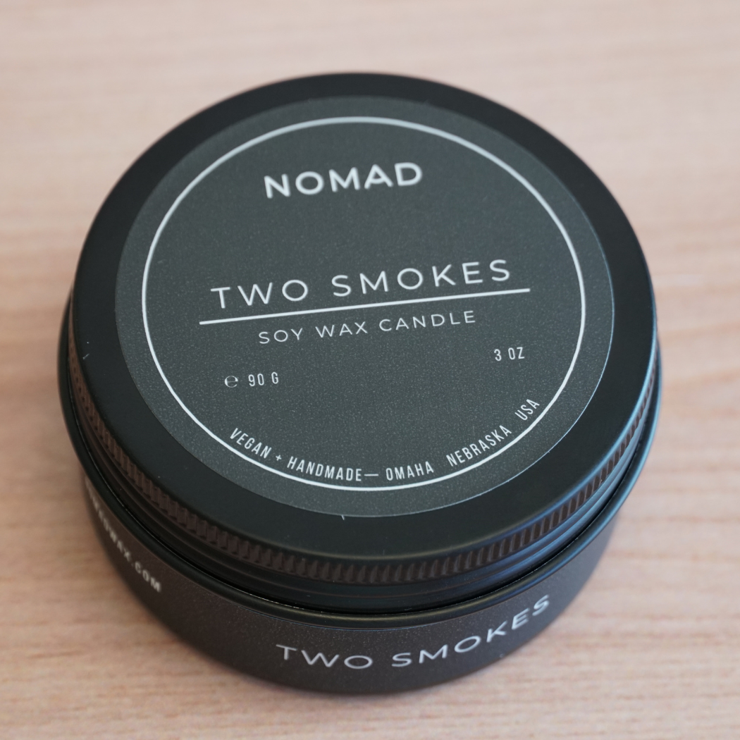 Two Smokes Travel Soy Candle