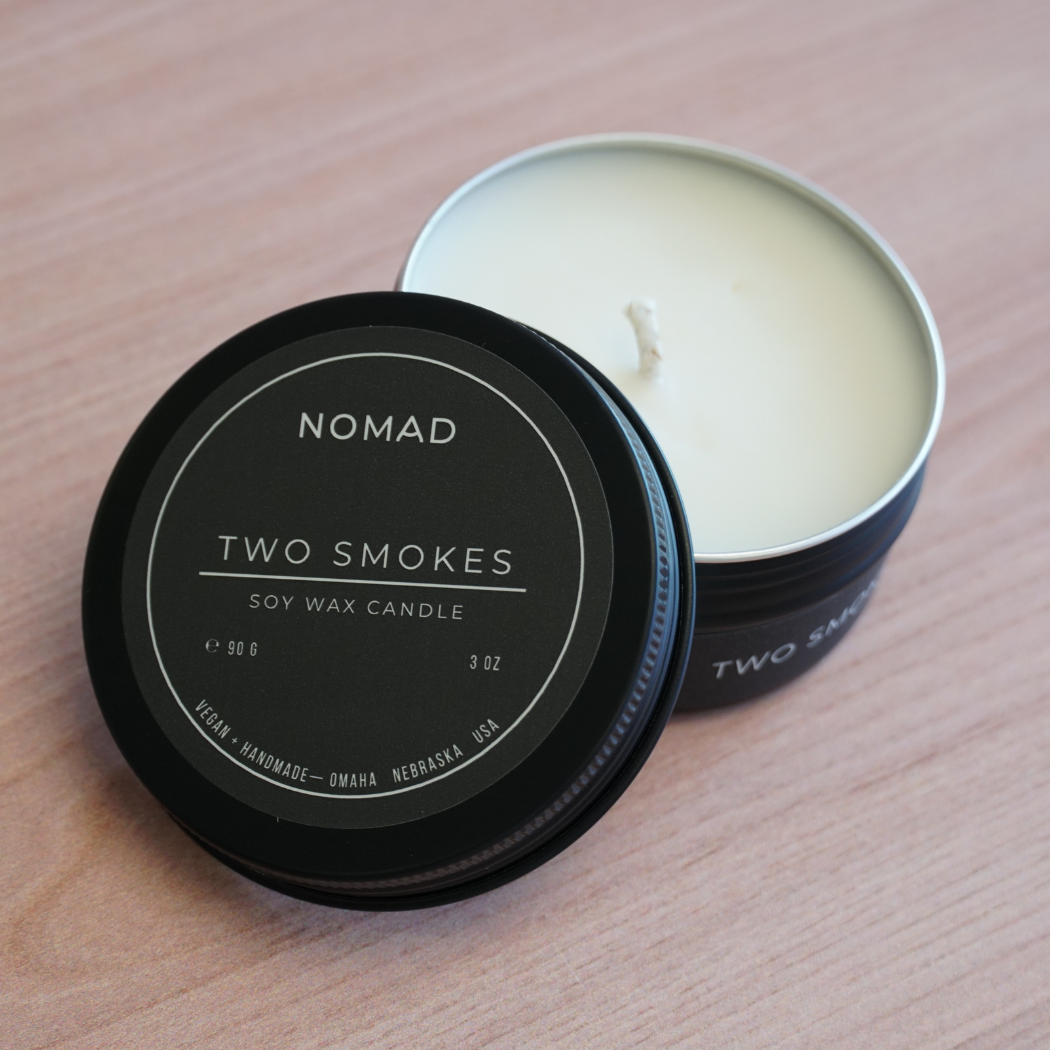 Two Smokes Travel Soy Candle