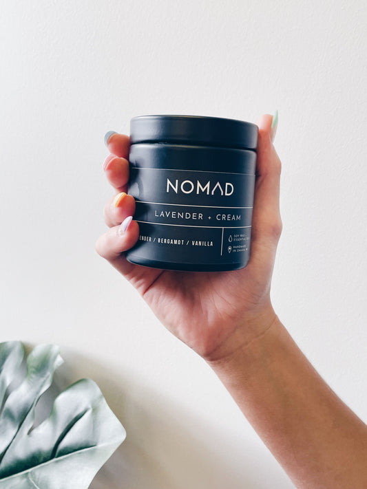 Lavender + Cream Noir Soy Candle 3024