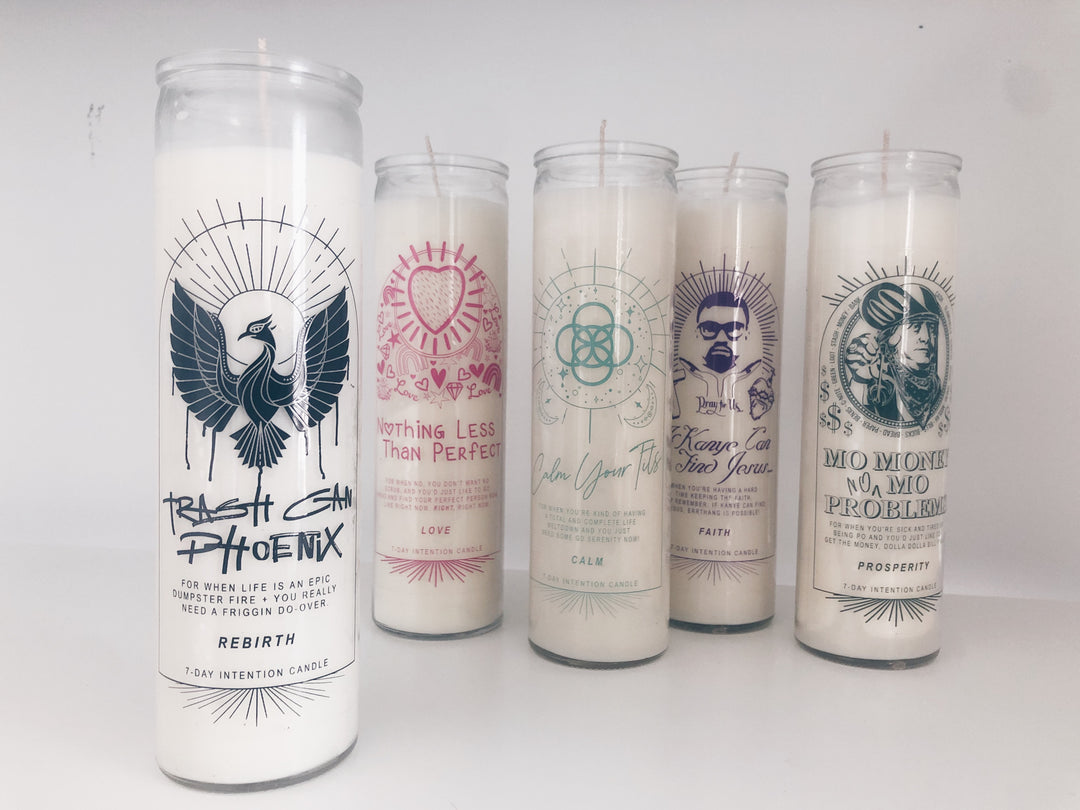 Rebirth  Intention + Prayer Candle