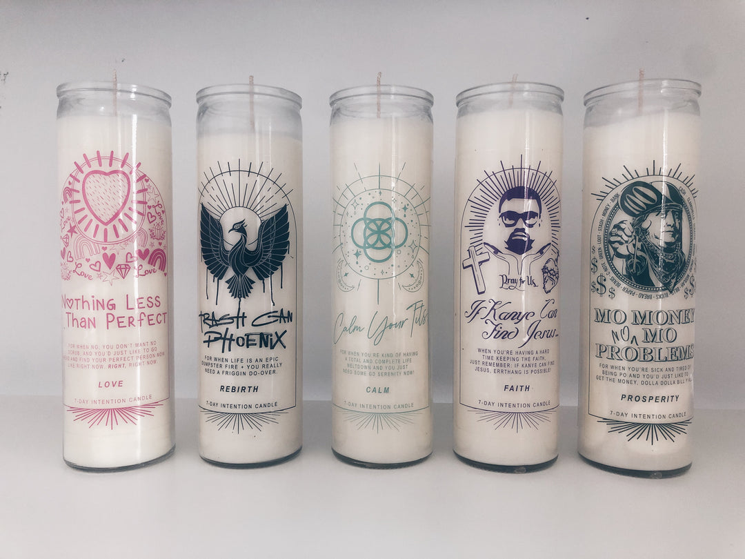 Prosperity Intention + Prayer Candle