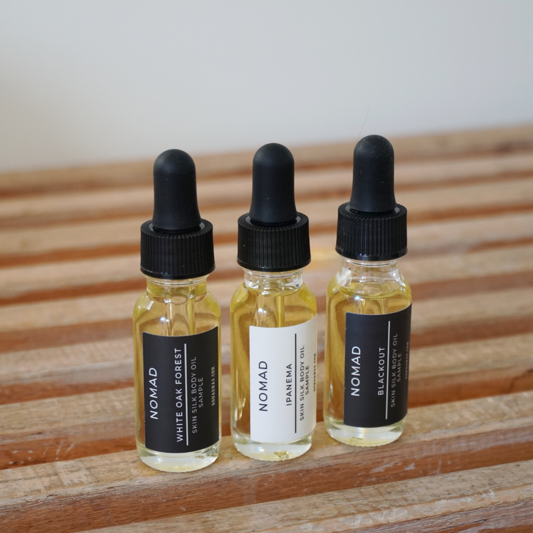 Skin Silk Body Oil Samples