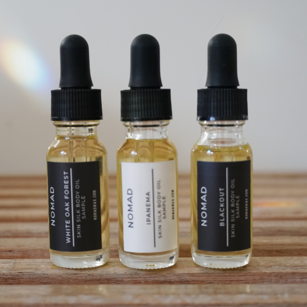 Skin Silk Body Oil Samples