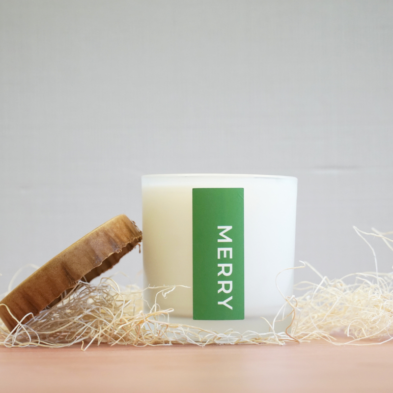 Holiday "Merry" Soy Candle