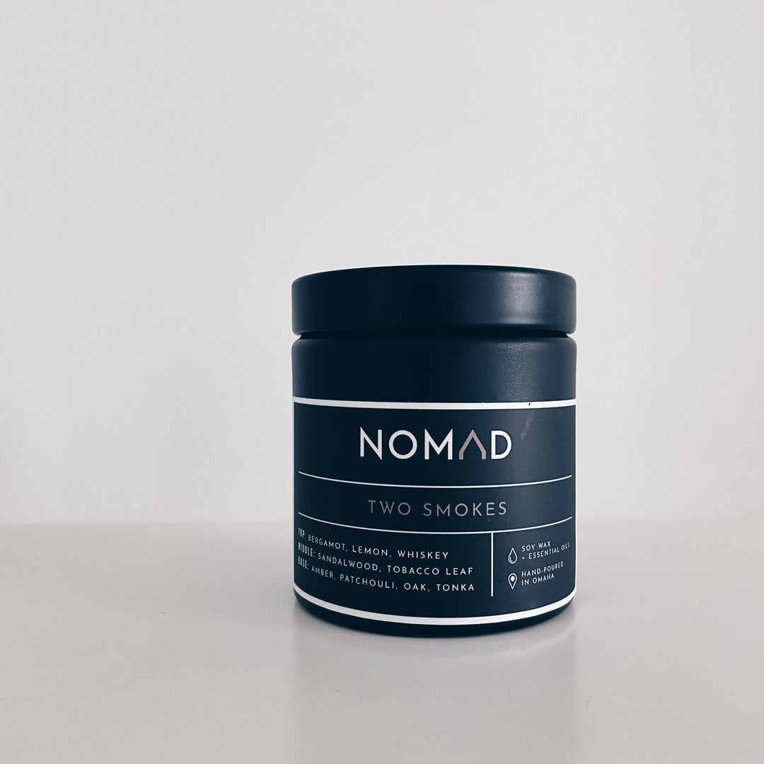 Two Smokes Noir Soy Candle