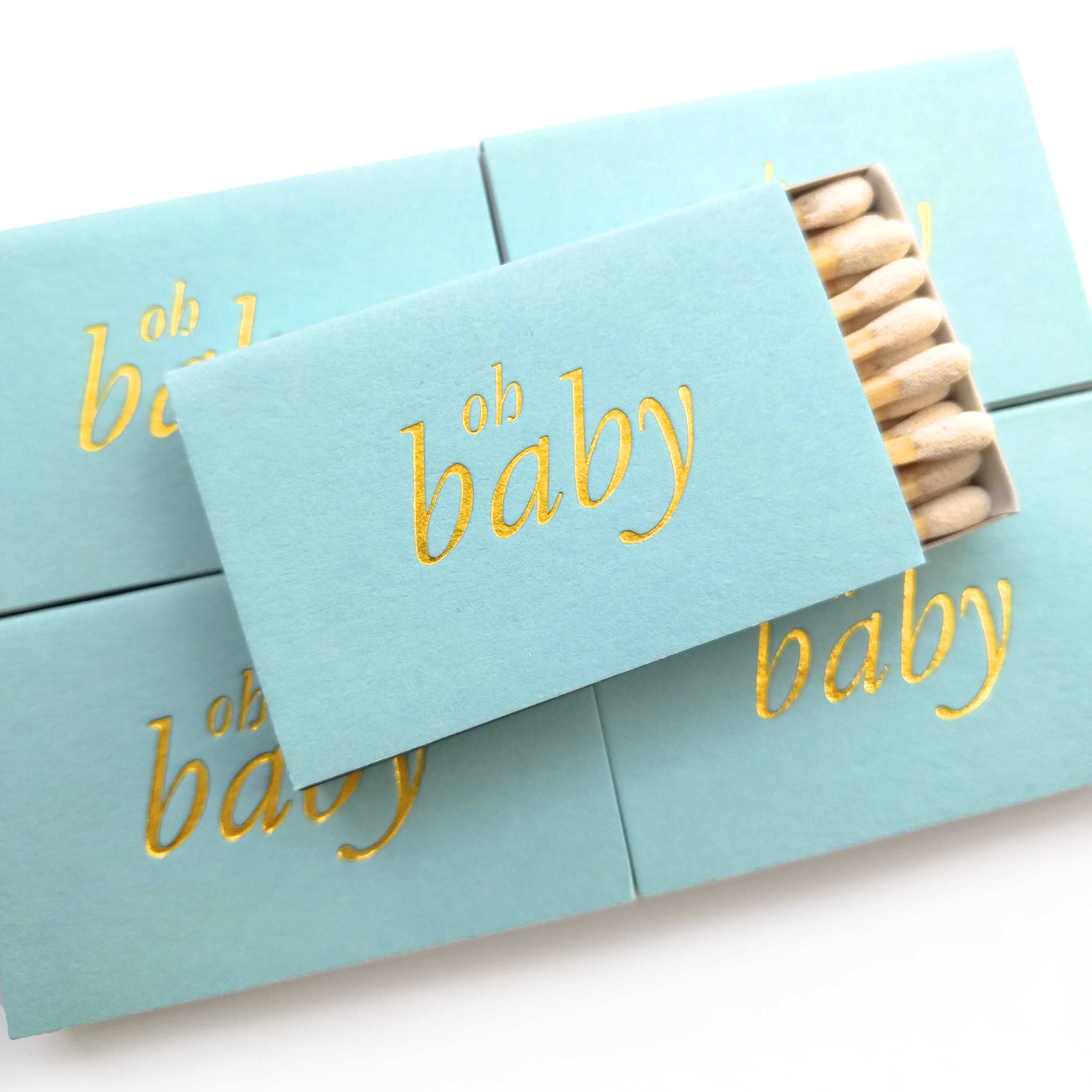 Oh Baby Blue Matchboxes