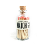 Medium Apothecary Bottle Matches - Coral