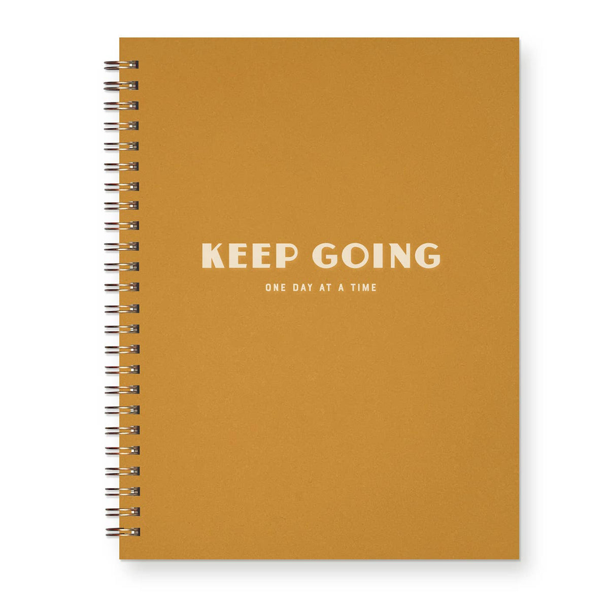 Keep Going Journal: Lined Notebook - Goldenrod