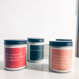 Holiday Movie Quotes 16 oz Soy Candle