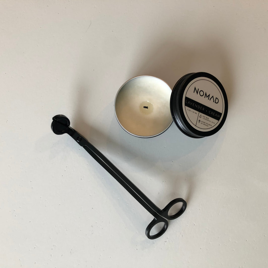 Matte Black Metal Wick Trimmer